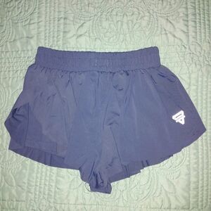 Girls Dark Gray Athletic Skorts